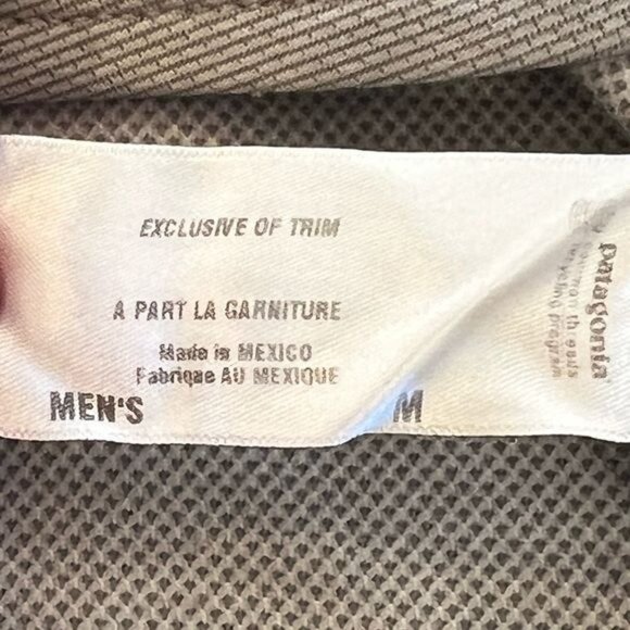 Patagonia Men's Capilene Long Sleeve Gray Crew Neck Style 44420 Size Medium - Picture 7 of 9